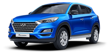 Hyundai Tucson from the side